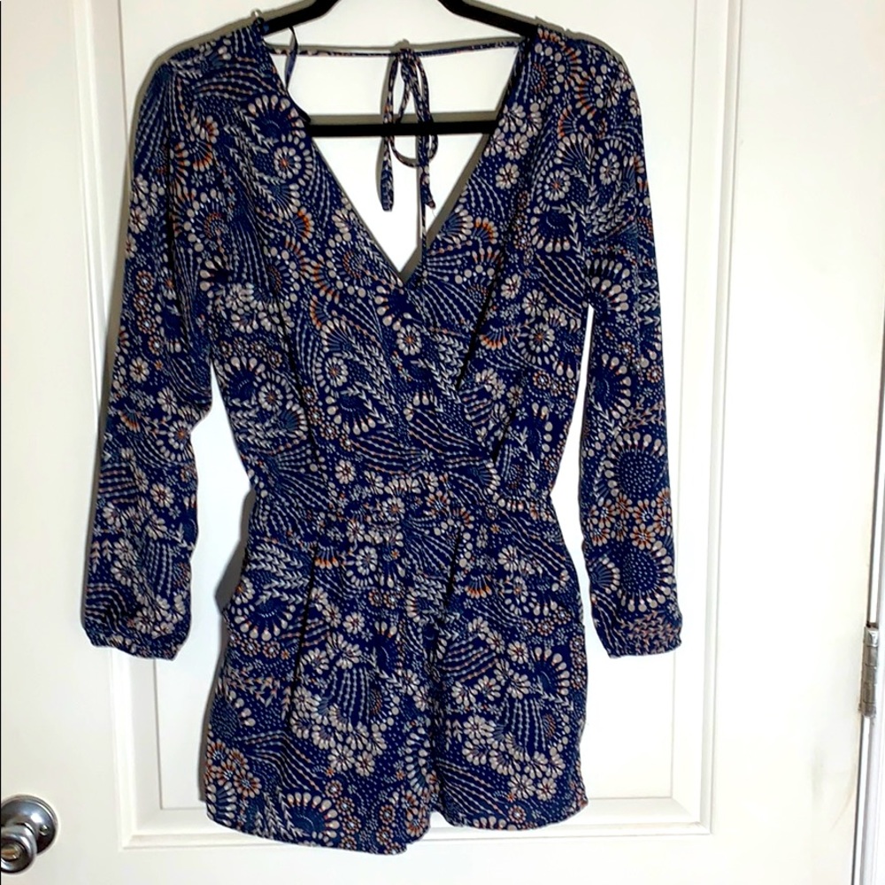 One Clothing navy blue romper. Size S